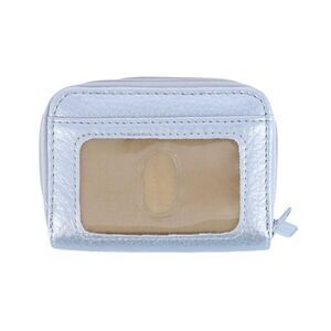 Buxton Women's Solid Colored Pebbled Multi Card Wizard